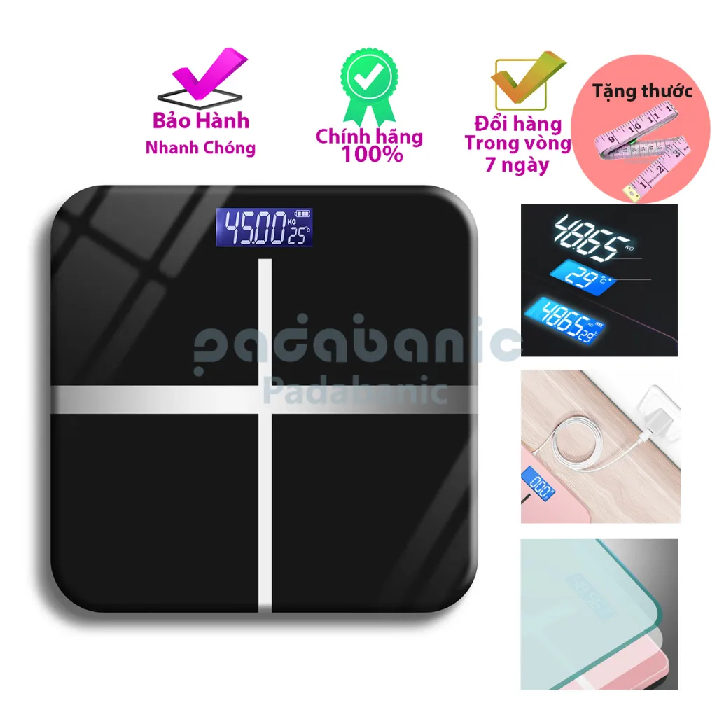 Đánh Giá Cân Sức Khỏe Padananic 505: Cân Điện Tử Gia Đình Sạc Tích Điện Chính Xác