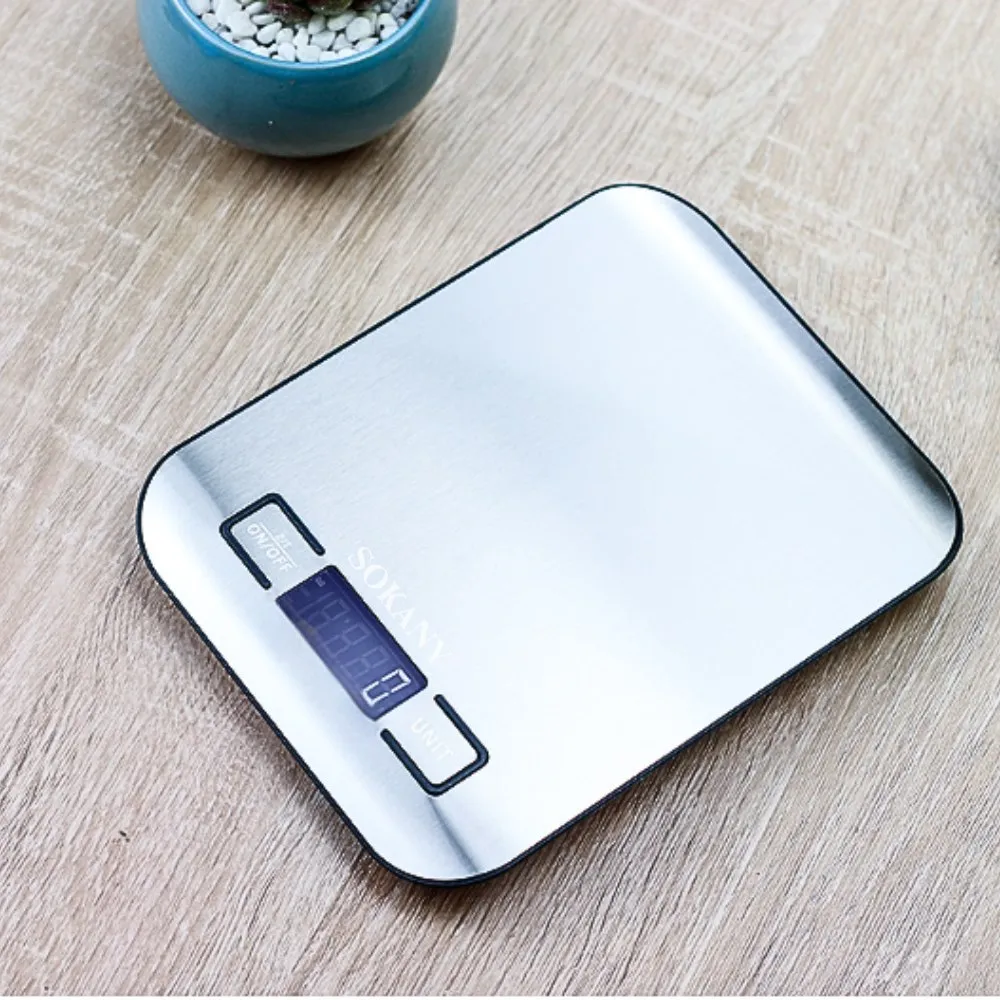 Ảnh Cân tiểu ly điện tử mini SOKANY SK-19026, nhỏ gọn, độ chính xác siêu cao, màn hình LCD. 4