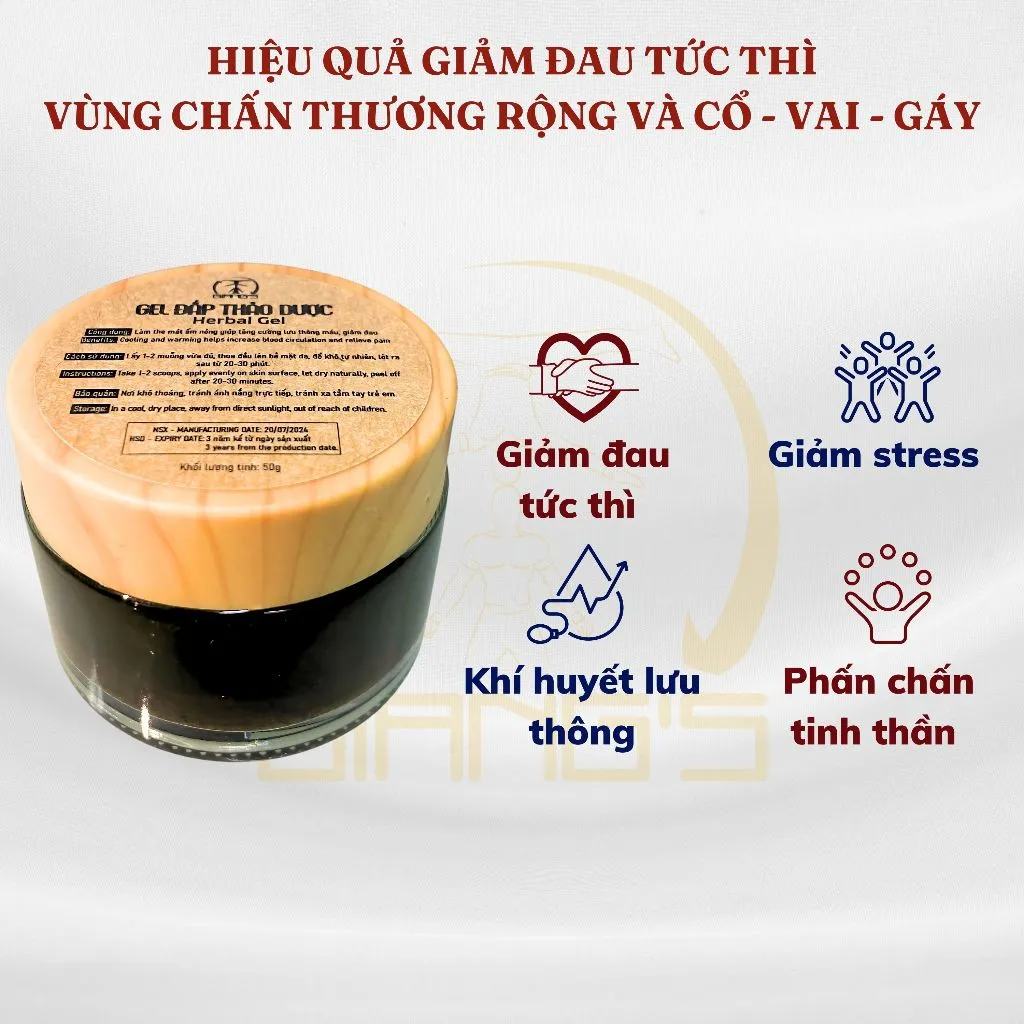 Ảnh Cao Đắp Xương Khớp [mới] Quốc Cơ Quốc Nghiệp 50gr - Cao dán giảm đau nhức xương khớp, lưu thông máu. 3