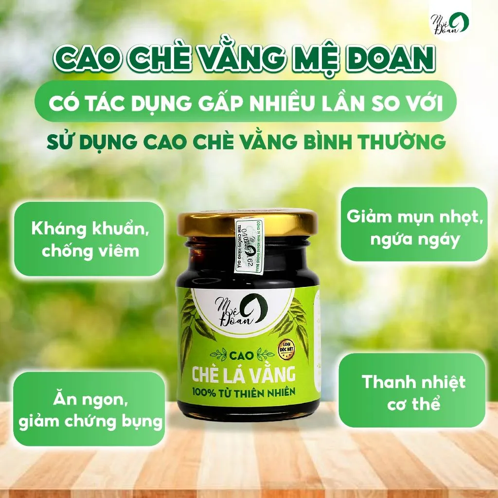 Ảnh Cao chè vằng Mệ Đoan nguyên chất lợi sữa giảm cân cho mẹ sau sinh hũ 100g 4