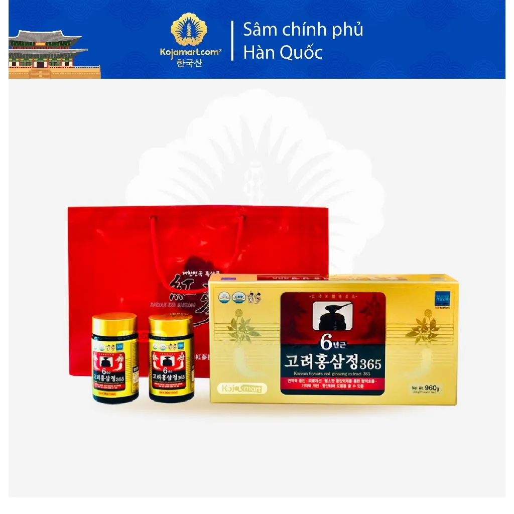 Ảnh Cao Hồng Sâm 365 Hàn Quốc Hộp 240g x 4 Hũ Korean Red Ginseng 4