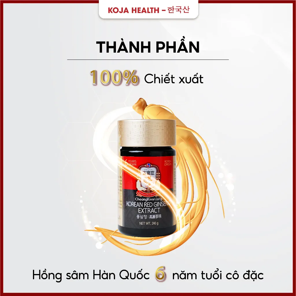 Ảnh Cao Hồng Sâm Hàn Quốc KGC Jung Kwan Jang Global Extract 3