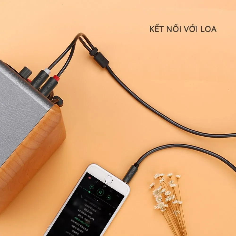 Ảnh Cáp AV 3.5mm – RCA UGREEN AV102 - Kết nối dễ dàng - Hàng chính hãng - Bền bỉ - Bảo hành 18 tháng 4