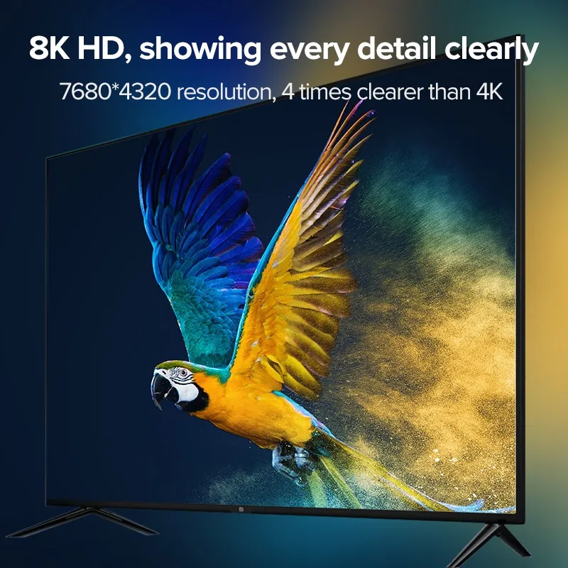 Ảnh Cáp bện LLANO HDR HDMI 8K 2.1 3D sang 60hz/144hz truyền tốc độ cực cao 48Gbps thích hợp cho HDTV PS5/PS4 pro Switch 3