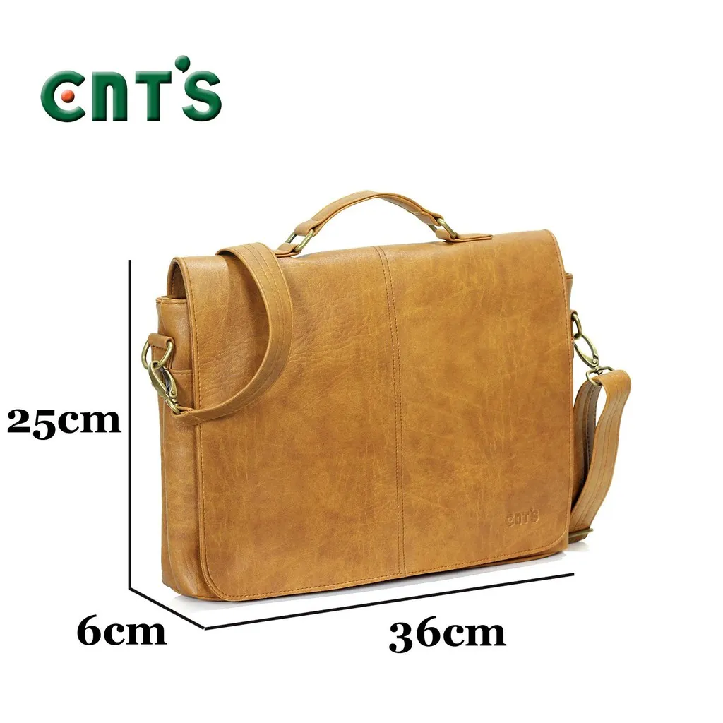 Ảnh Cặp da nam đeo chéo CNT unisex CA19 cao cấp 4