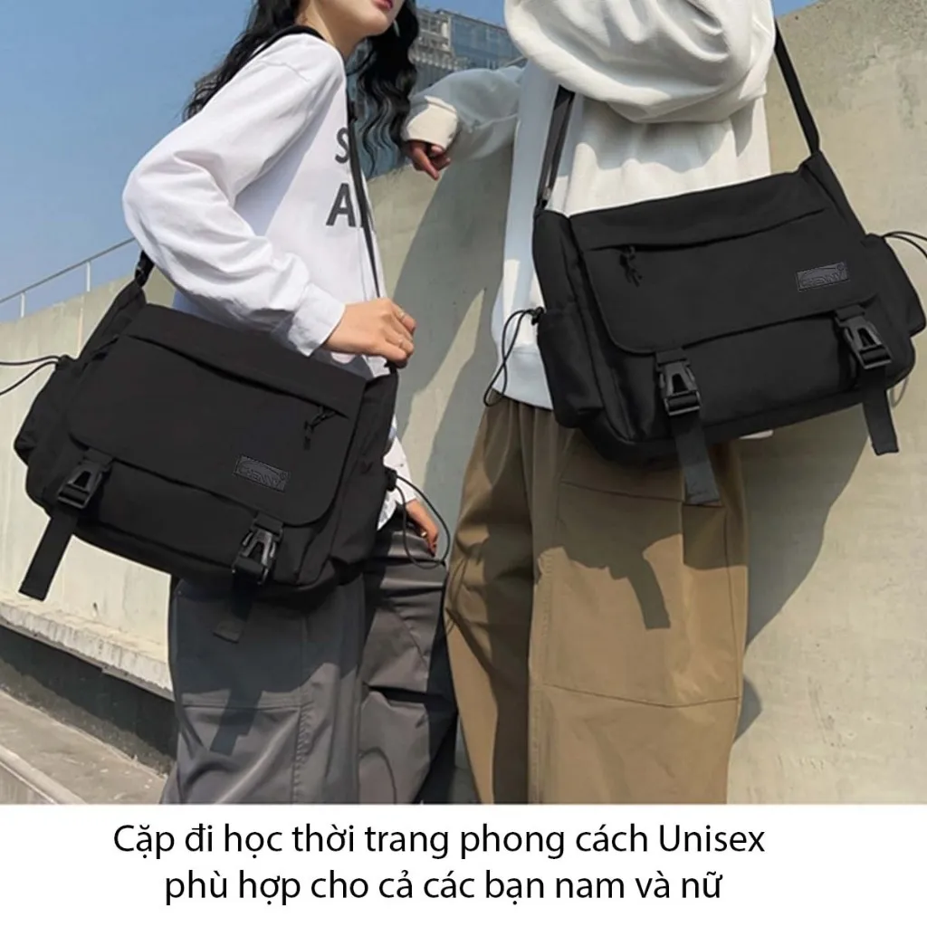 Ảnh Cặp đi học thời trang cao cấp phong cách Unisex CHENNY CN1504 nhiều ngăn tiện lợi 4