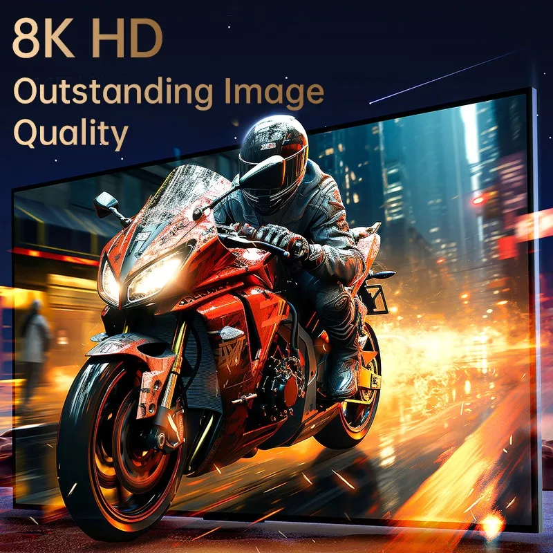 Ảnh Cáp Llano 8K HDMI 2.1 8K / 60Hz 4K / 240Hz 2K / 240Hz Ultra HD Tốc Độ Cao 48Gbps Cho Màn Hình Laptop PC PS4 Project Switch Âm Thanh Đồng Bộ Video Âm Thanh Cáp Video Âm Thanh HDMI 2