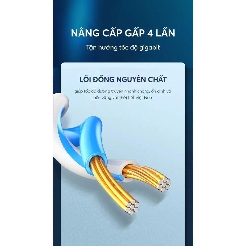 Ảnh Cáp mạng Cat6 UGREEN NW102 | Lõi 26AWG CCA nhôm mạ đồng sử dụng mạng Ethernet / RJ45 | Bảo hành 18 tháng 1 Đổi 1 - 50173 4