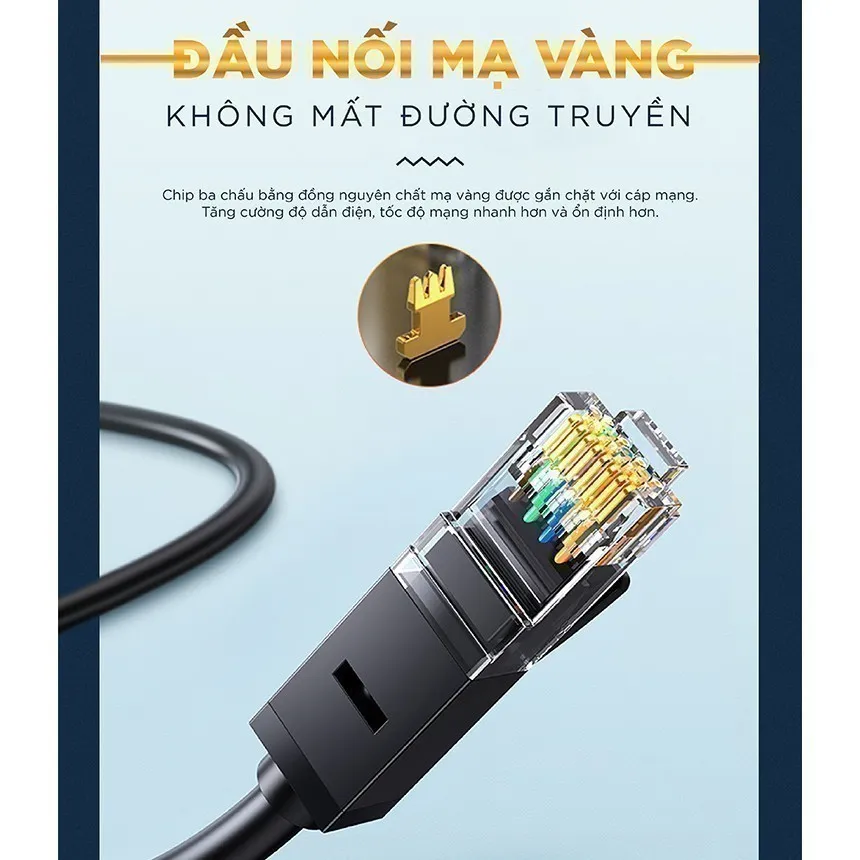 Ảnh Cáp mạng Cat6 UGREEN NW102 | Lõi 26AWG CCA nhôm mạ đồng sử dụng trên các mạng Ethernet / RJ45 | Bảo hành 18 tháng 1 Đổi1 4