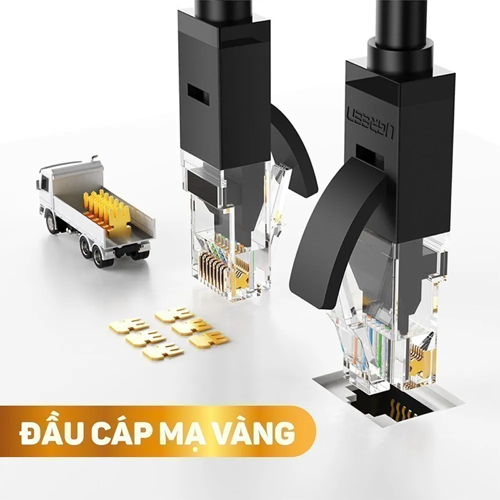 Đánh giá Cáp mạng Cat6 UGREEN NW102: Tốc độ 1Gbps, Lõi Đồng, Bảo hành 18 tháng