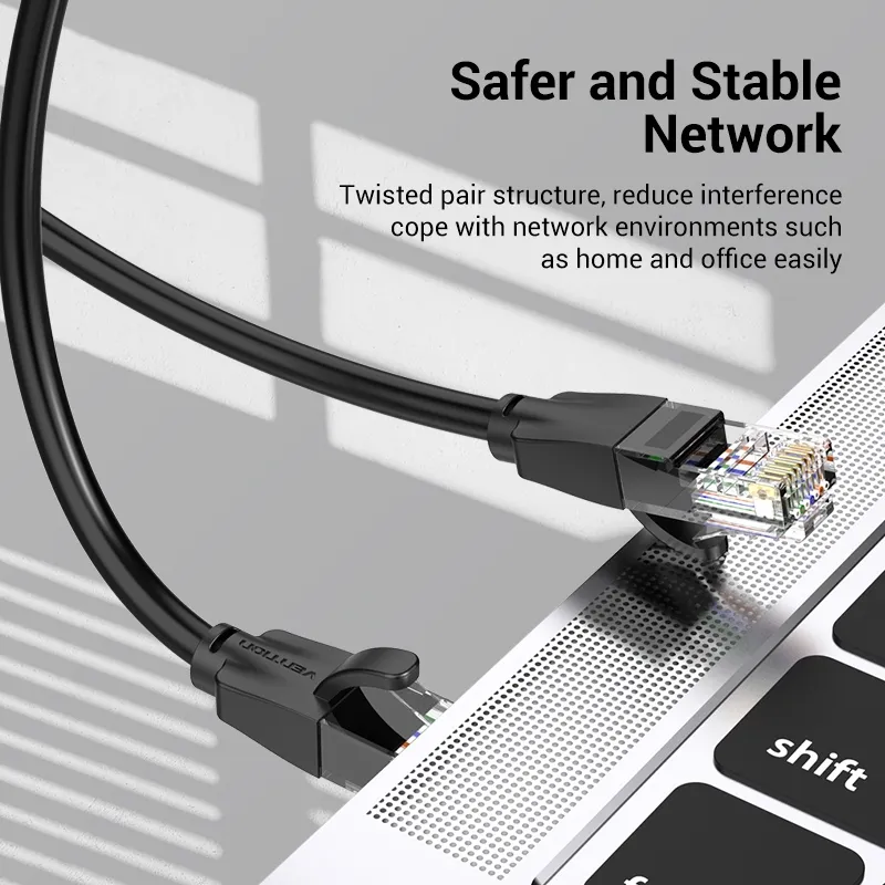 Ảnh Cáp mạng Vention CAT6 Ethernet tốc độ cao chuẩn RJ45 UTP cho bộ định tuyến PC/laptop 4