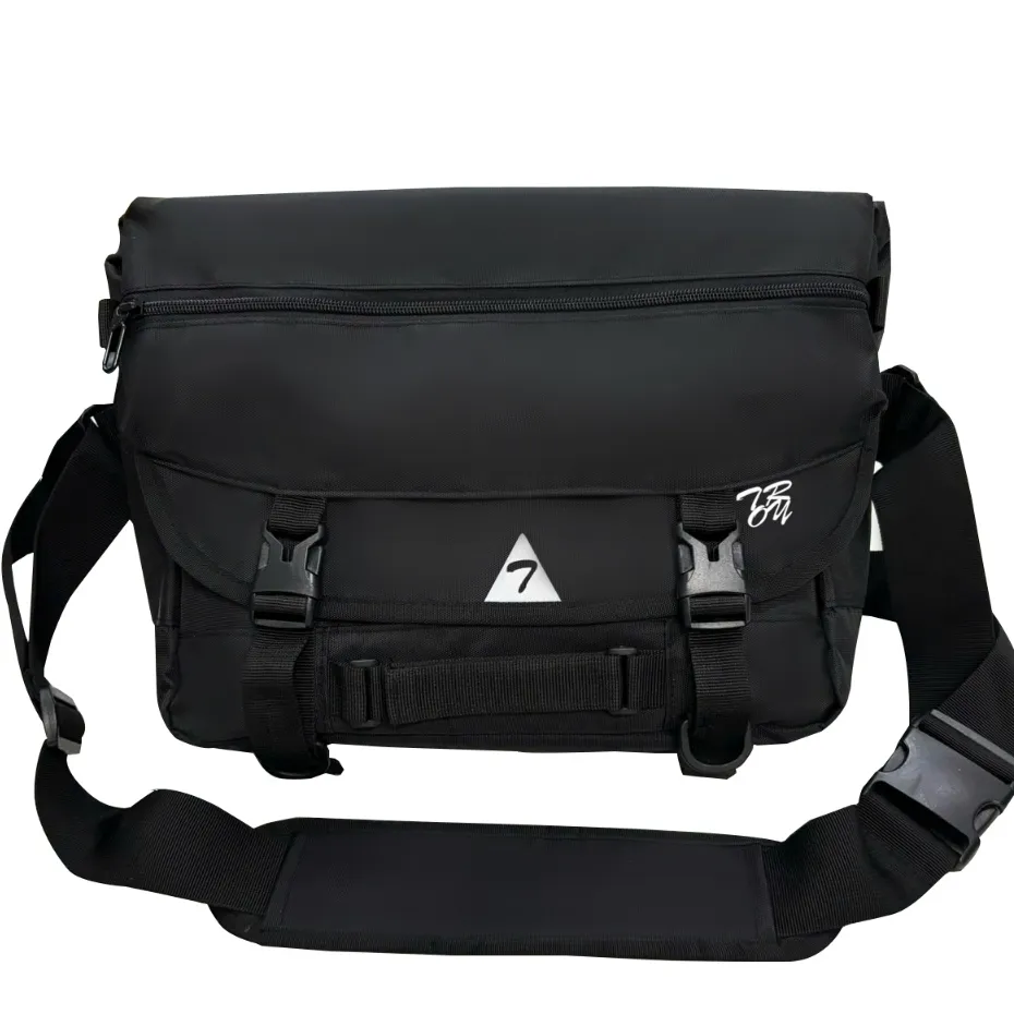 Ảnh Cặp nam đeo chéo TROY Jupiter phối nắp size 37x30x13cm đựng laptop 14inch, chất vải bố chống thấm 1