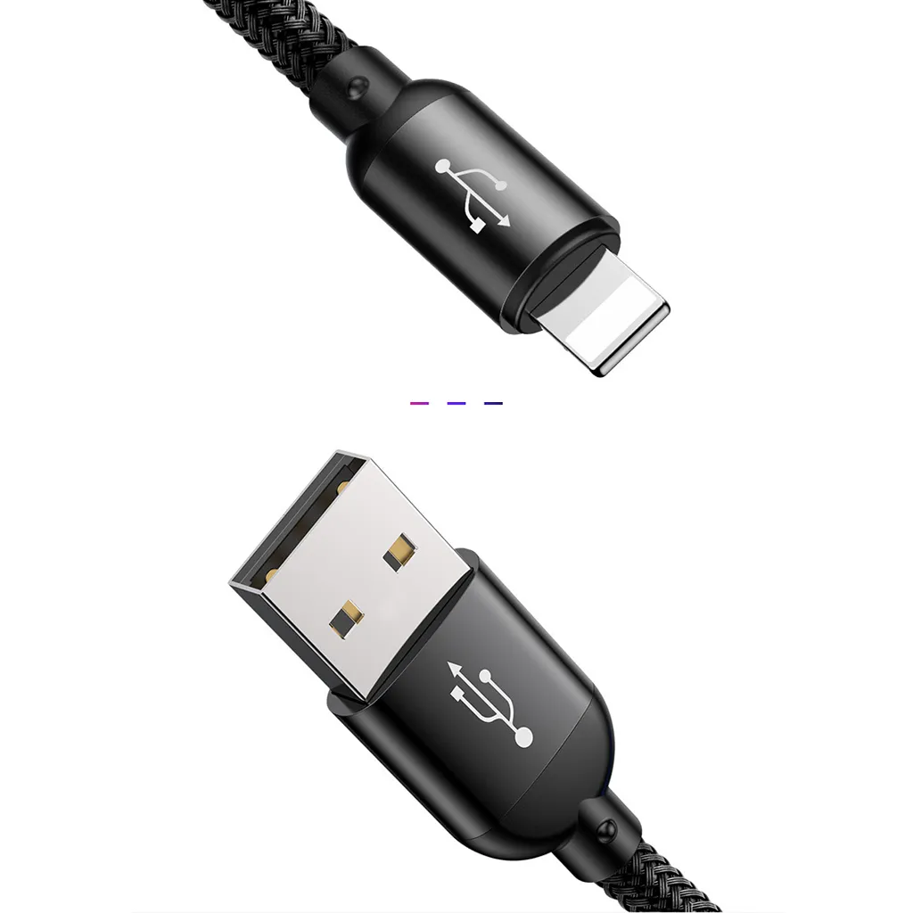 Ảnh Cáp Sạc 3 trong 1 CHÍNH HÃNG Baseus Dây Dù 1.2M Tiện Lợi Dành Cho Điện Thoại Ip-SamSung-Oppo-Xiaomi 2