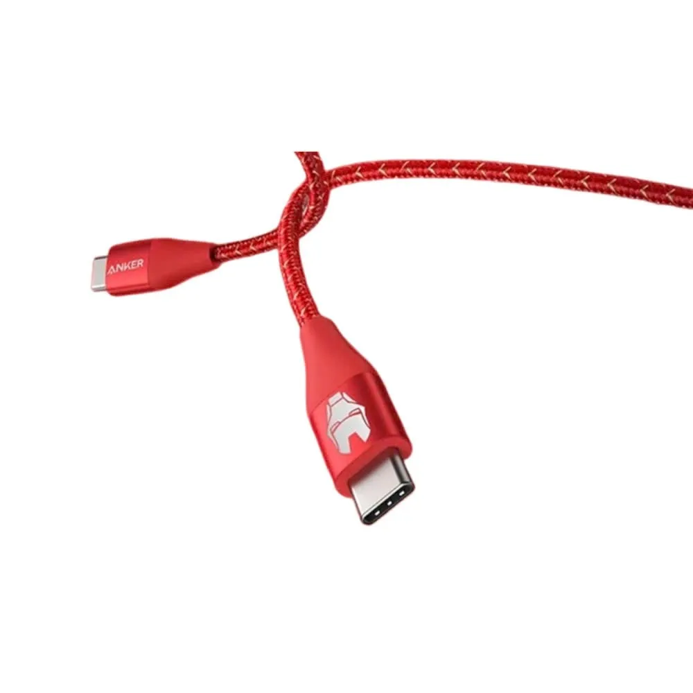 Ảnh Cáp sạc Anker PowerLine+ II USB-C to USB-C B2C A9547 | Captain - Iron man | 60W - 0,9m - Bảo hành 24 tháng 3