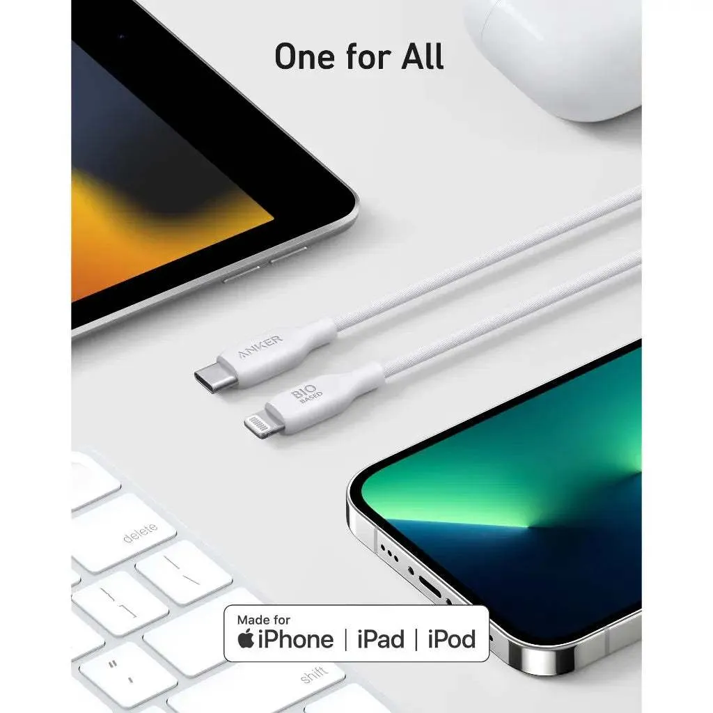 Ảnh Cáp Sạc Anker TPE Bio-Based 542 USB-C to Lightning Dài 0.9M - A80B1 3