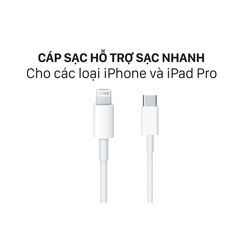 Ảnh Cáp sạc Apple USB-C to Lightning cable 1m FAE - MUQ93ZA/A 3