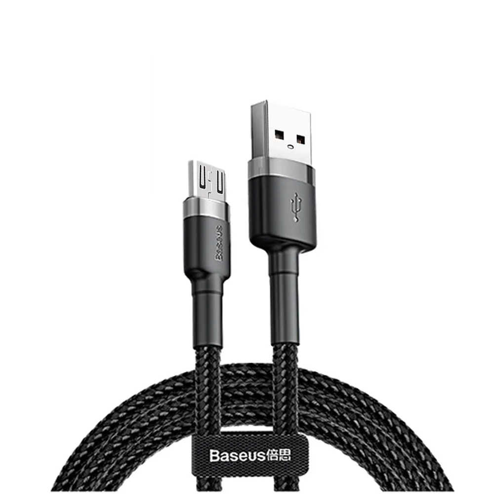 Ảnh Cáp sạc Baseus Cafule Micro USB hỗ trợ cho các dòng Androi, sạc nhanh 2.4A/1.5A/2A dài 1m/2m/3m dây bọc dù chống đứt 3