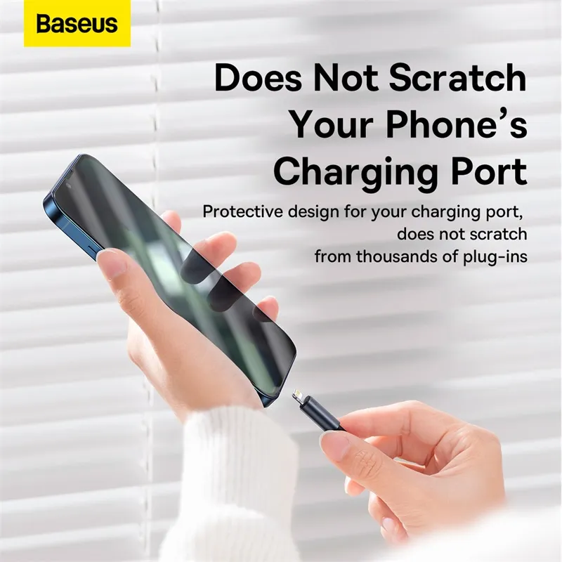 Ảnh Cáp sạc Baseus PD 20W từ cổng USB C qua L thích hợp cho Phone 13 12 Pro X XS 2