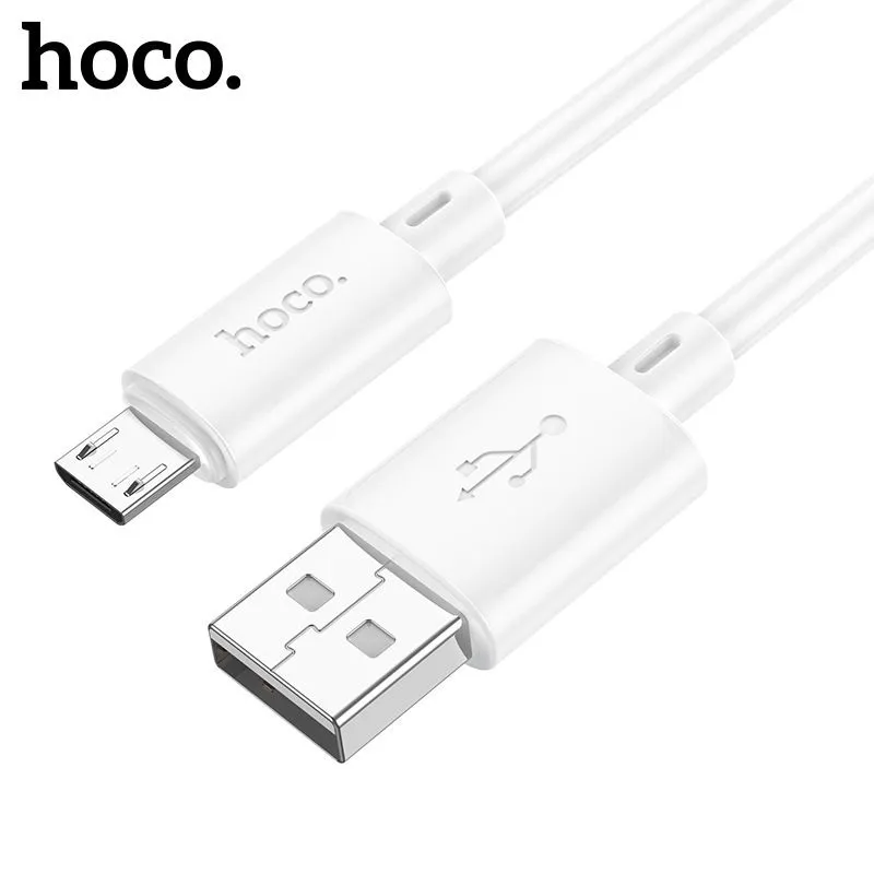 Ảnh Cáp sạc Hoco X88 Micro sạc nhanh đồng bộ data cho Android dài 1M  2.4A ( Trắng ) 1