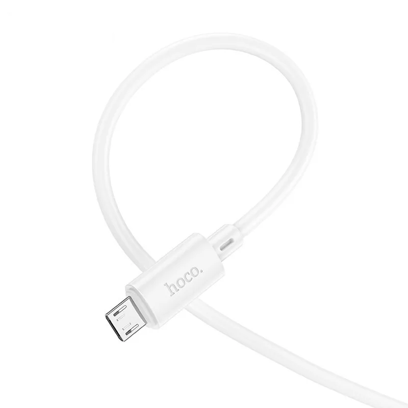 Ảnh Cáp sạc Hoco X88 Micro sạc nhanh đồng bộ data cho Android dài 1M  2.4A ( Trắng ) 2