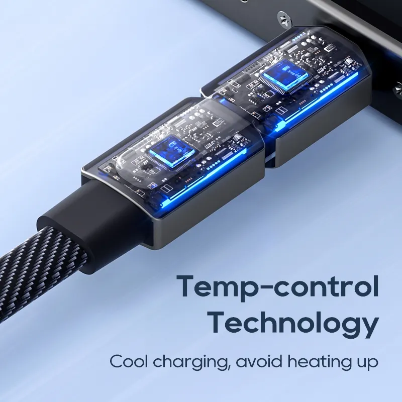 Ảnh Cáp sạc KUULAA ba trong một USB-C 60W Type-C sang Lightning/dữ liệu sạc nhanh thích hợp cho iPhone và Android 2