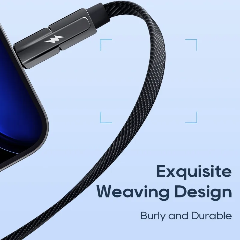 Ảnh Cáp sạc KUULAA ba trong một USB-C 60W Type-C sang Lightning/dữ liệu sạc nhanh thích hợp cho iPhone và Android 3