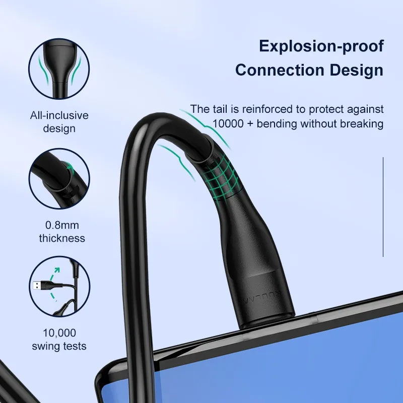 Ảnh Cáp Sạc Kuulaa Cho Xiaomi Redmi 7 Giắc Cắm Micro Usb Dài 30cm 1