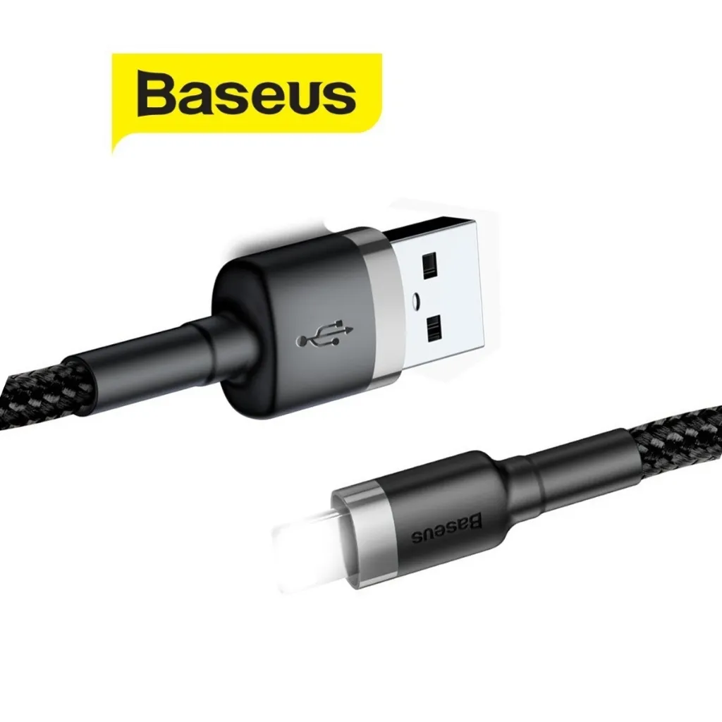 Ảnh Cáp sạc nhanh bảo vệ pin, độ bền cao Baseus Cafule USB dùng cho 6/7/8/10/11/12/13/14,hỗ trợ truyền dữ liệu,dài 1m/2m/3m 2