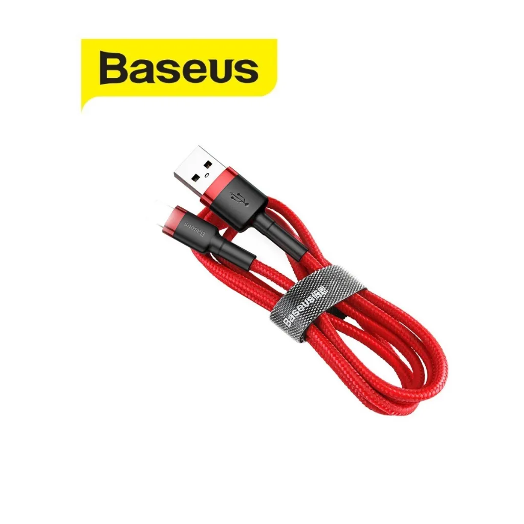 Ảnh Cáp sạc nhanh bảo vệ pin, độ bền cao Baseus Cafule USB dùng cho 6/7/8/10/11/12/13/14,hỗ trợ truyền dữ liệu,dài 1m/2m/3m 3