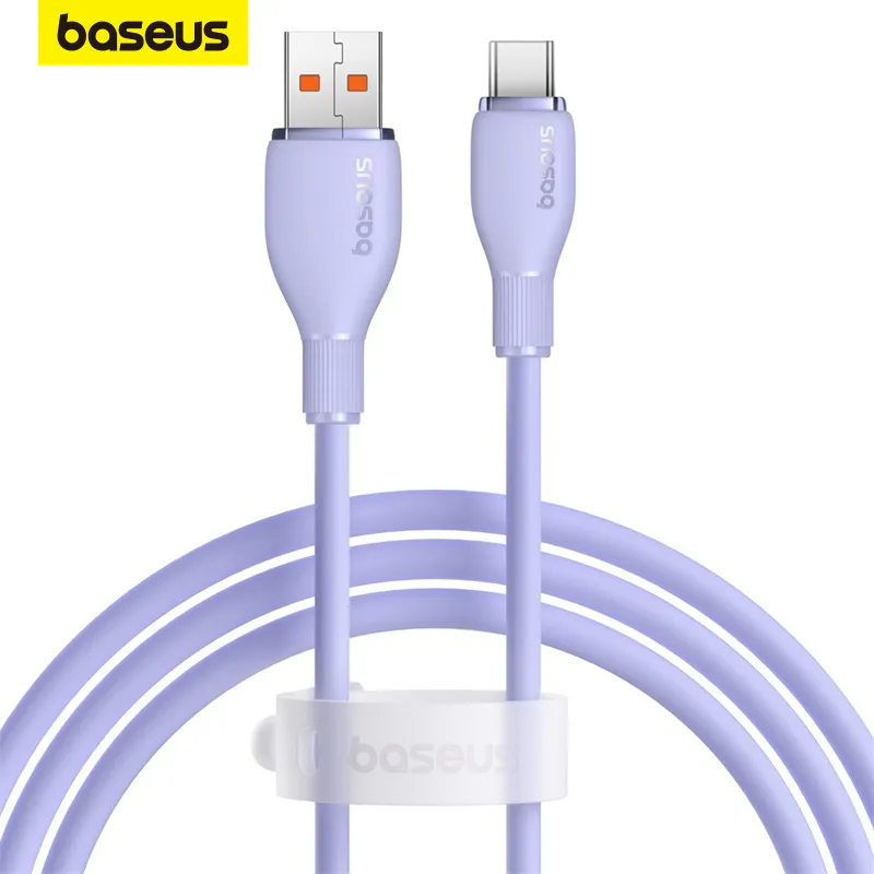 Ảnh Cáp sạc nhanh BASEUS 100W USB Type C 6A 2