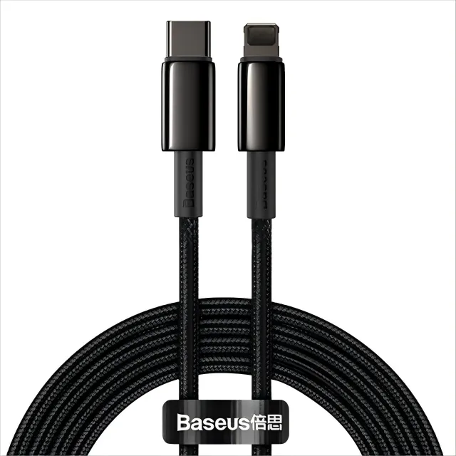 Ảnh Cáp Sạc Nhanh Baseus 20W Đầu USB C Sang điện thoại i8-14 Sạc Nhanh Cho phone i12 13 14 1