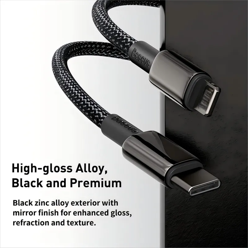 Ảnh Cáp Sạc Nhanh Baseus 20W Đầu USB C Sang điện thoại i8-14 Sạc Nhanh Cho phone i12 13 14 4