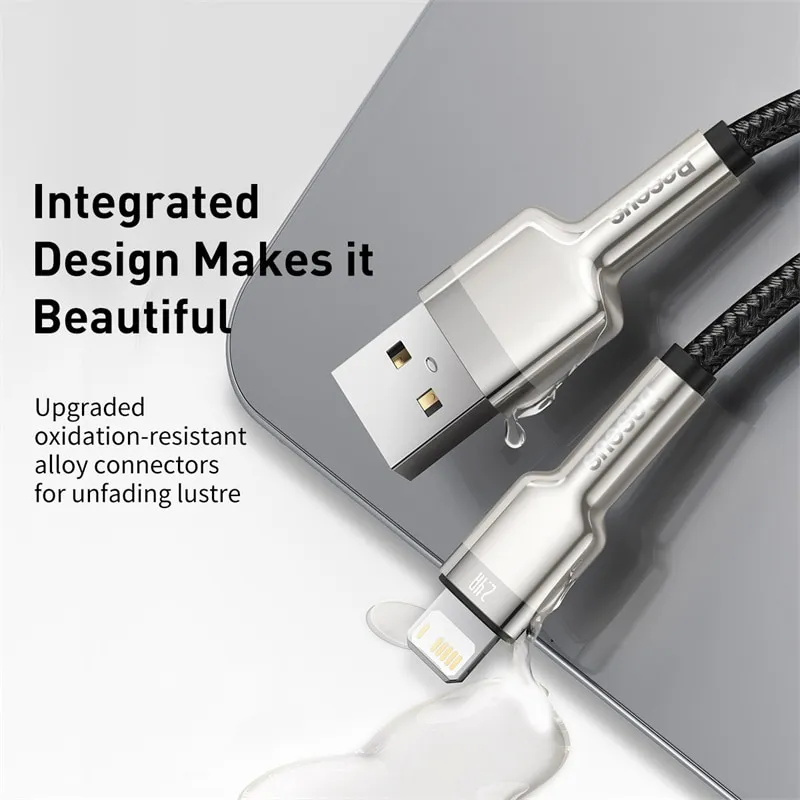 Ảnh Cáp sạc nhanh Baseus cổng USB 2.4A dành cho iPhone 11 12 Pro Max 3