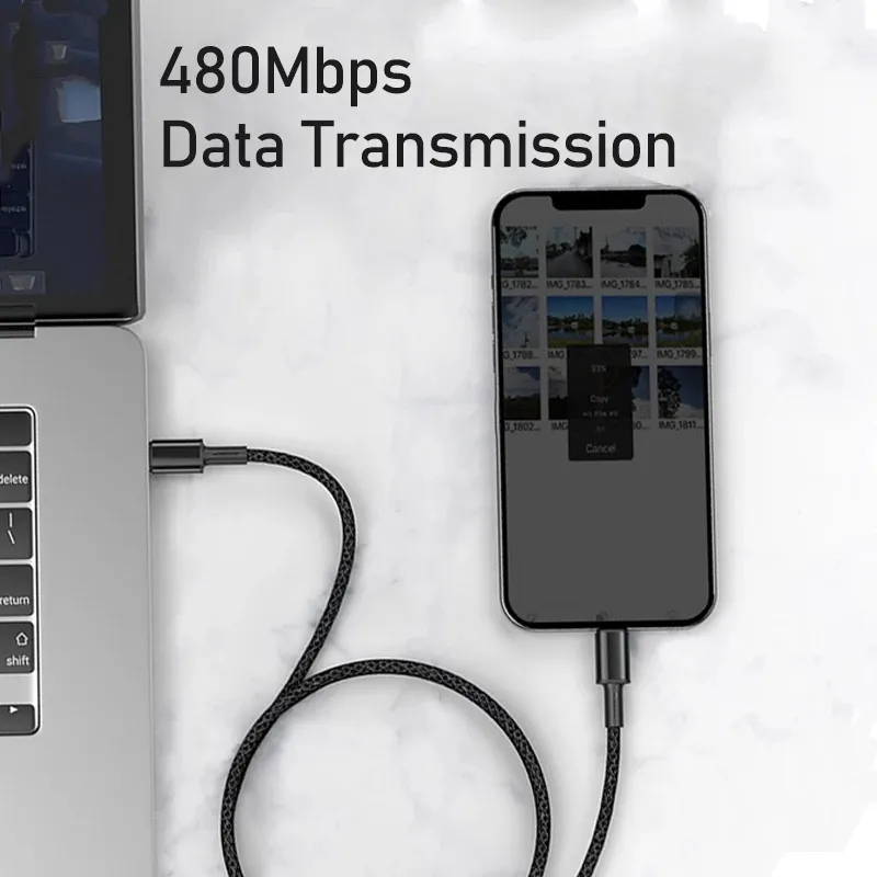 Ảnh Cáp Sạc Nhanh Baseus Cổng USB C Sang 20W Cho Phone 3