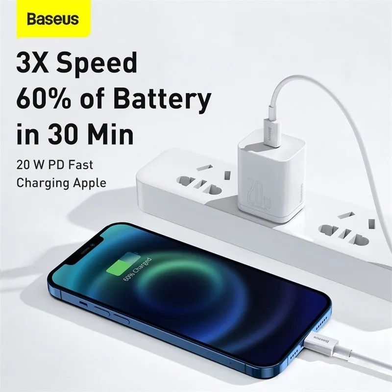Ảnh Cáp sạc nhanh Baseus PD 20W Cáp C-L tương thích cho cáp USB sạc nhanh 12-14 2