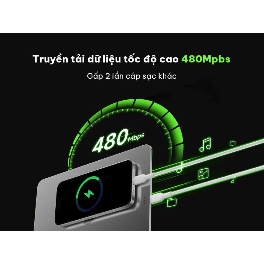 Ảnh Cáp sạc nhanh Belkin 60W BOOST↑CHARGE™ Chuẩn USB-C to USB-C, Truyền dữ liệu nhanh | Vỏ nhựa bền bỉ, 3