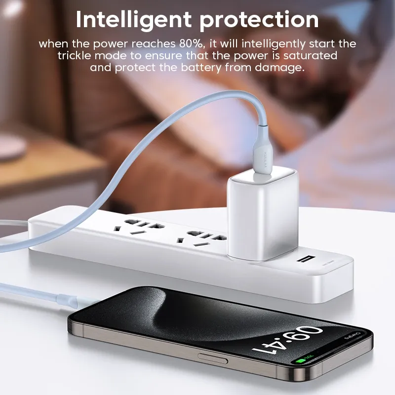 Ảnh Cáp sạc nhanh 
KUULAA USB type C 60w PD QC 4.0 60w thích hợp cho Iphone 15 pro max plus 4