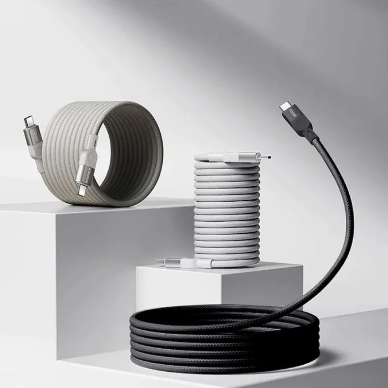 Ảnh Cáp sạc Nhanh Momax Mag Link USB-C to USB-C 100W USB2.0 Magnetic cable 2m 1