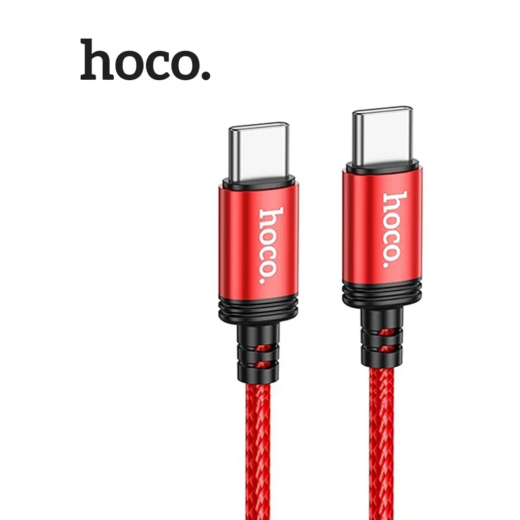 Ảnh Cáp sạc nhanh PD60W TypeC to TypeC Hoco X89 hỗ trợ truyền dữ liệu, dây bọc dù chống đứt, gãy gập. dài 1M 1