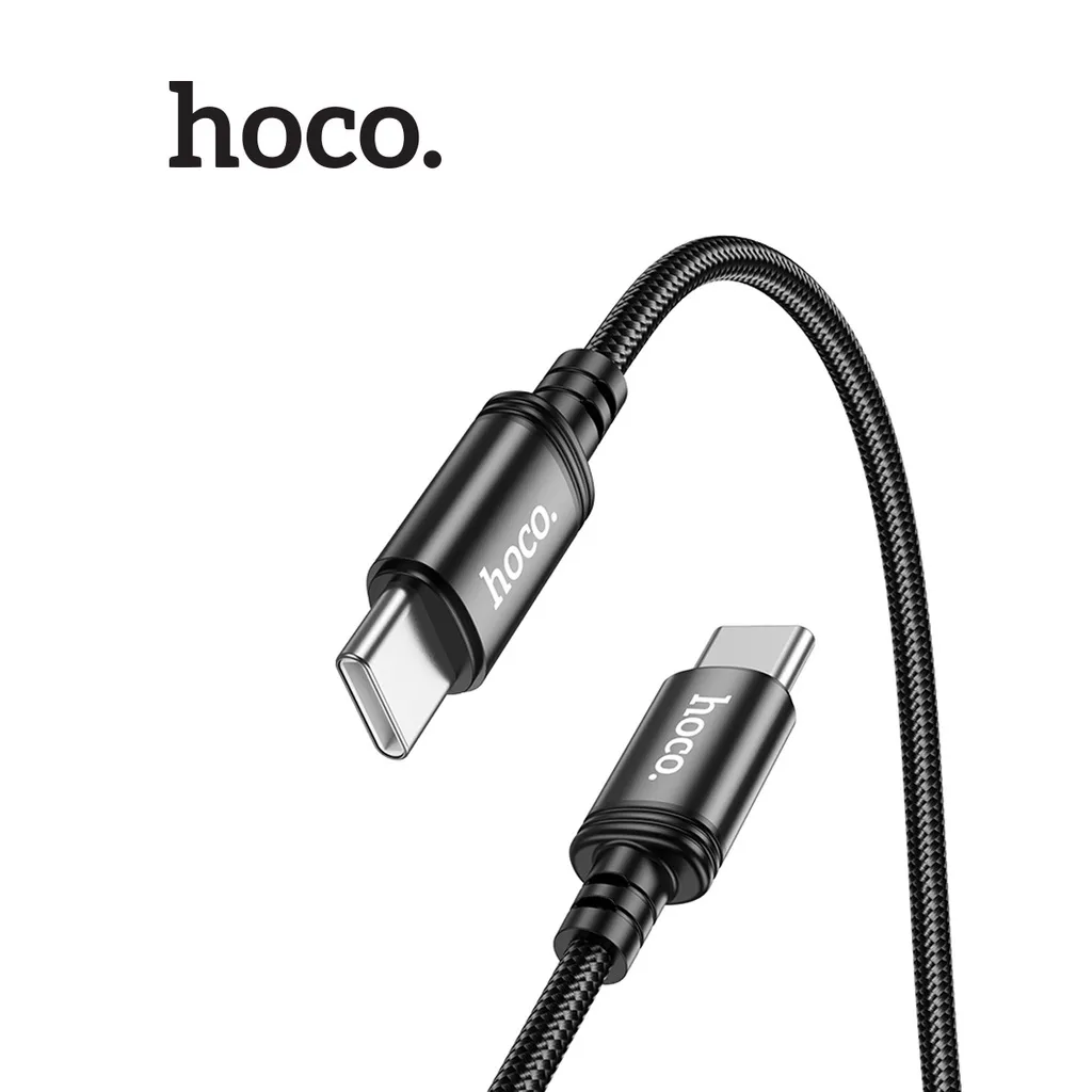 Ảnh Cáp sạc nhanh PD60W TypeC to TypeC Hoco X89 hỗ trợ truyền dữ liệu, dây bọc dù chống đứt, gãy gập. dài 1M 4