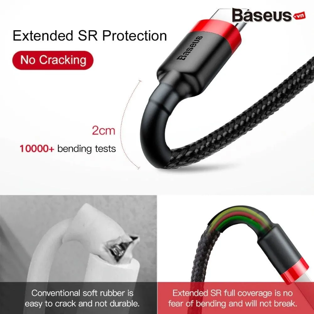 Ảnh Cáp Sạc Nhanh, Siêu Bền Baseus USB TO C 3A, Sạc nhanh Quick charge 3.0, Siêu cho Smartphone/ Tablet 2