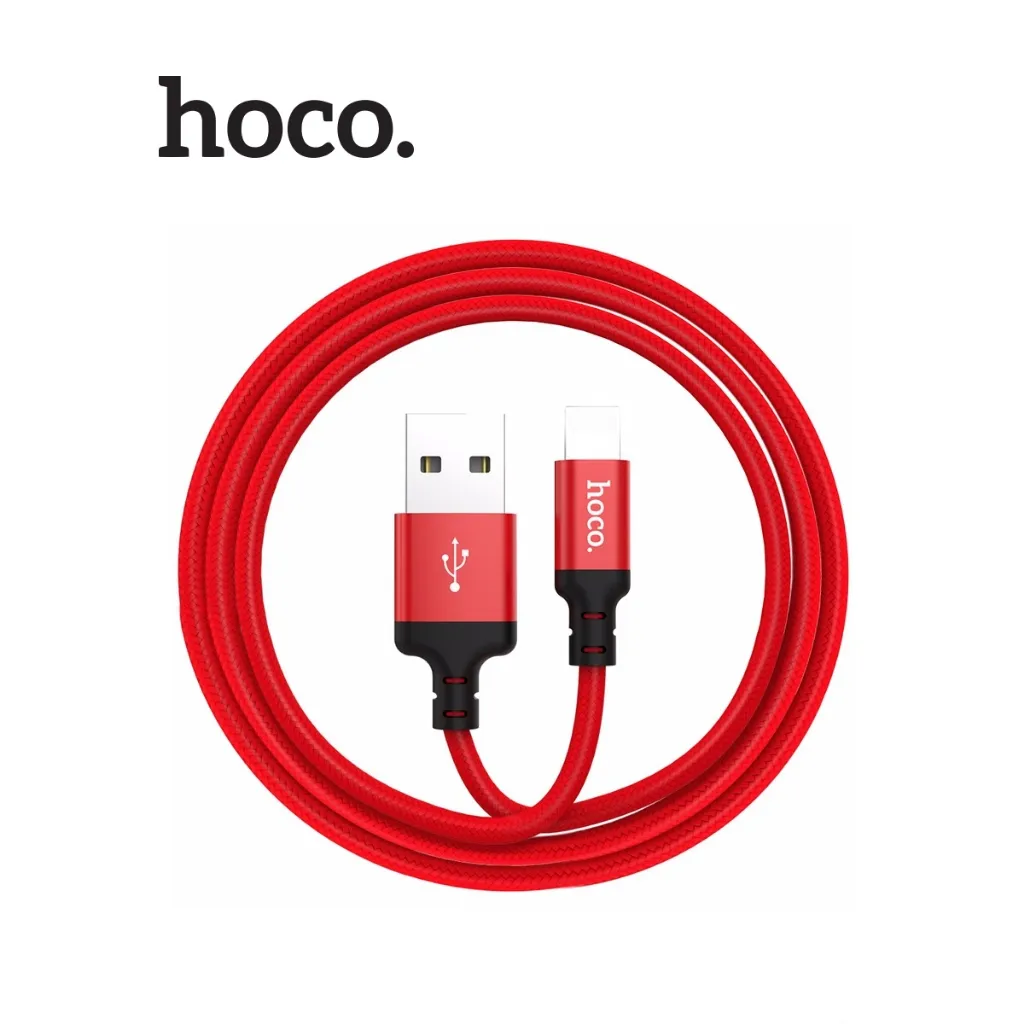 Ảnh Cáp sạc nhanh siêu bền PD10W Hoco X14 USB to IP dùng cho ip6/7/8/X/11/12/13/14 truyền dữ liệu,dài 1m/2m 2