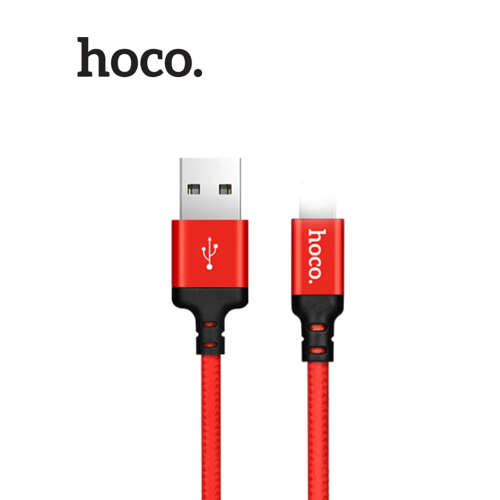 Ảnh Cáp sạc nhanh siêu bền PD10W Hoco X14 USB to IP dùng cho ip6/7/8/X/11/12/13/14 truyền dữ liệu,dài 1m/2m 4