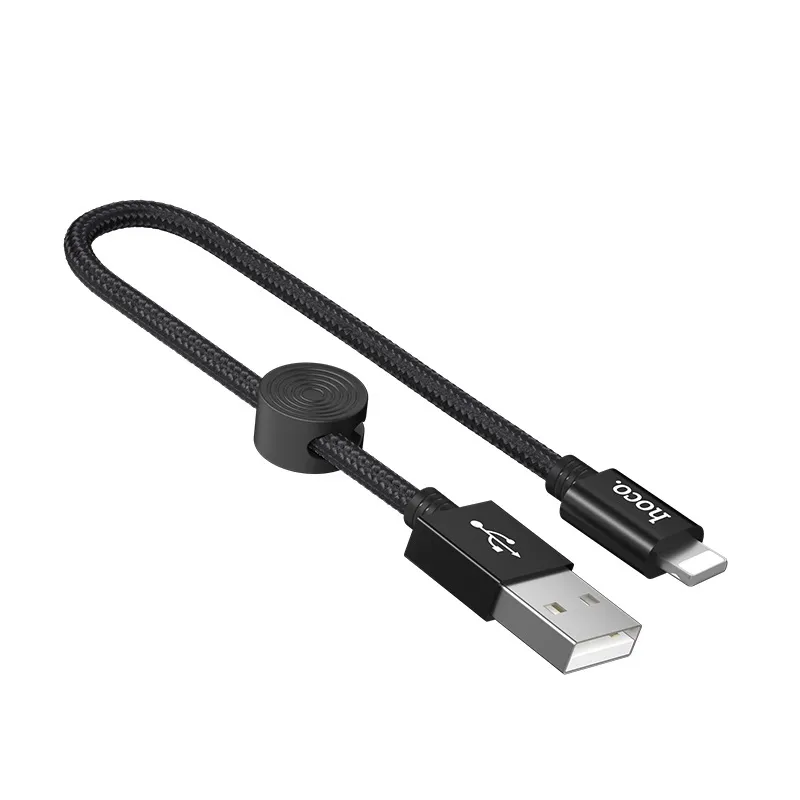 Ảnh Cáp Sạc Nhanh Siêu Ngắn 25cm Hoco Chuẩn USB to L, Micro ,Type-C, Gọn Gàng Dùng Cho Sạc Dự Phòng 2