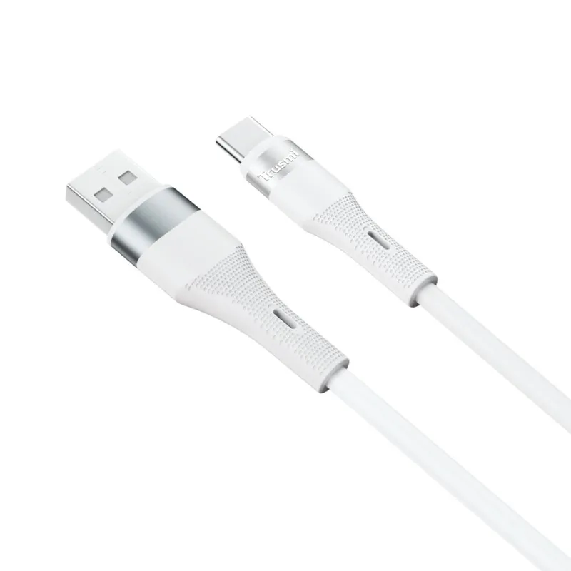 Ảnh Cáp Sạc nhanh Trusmi 3A USB-A to C Silicone Cable 1M 1