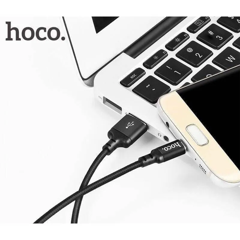 Ảnh Cáp sạc nhanh truyền dữ liệu Type-C Hoco X14 sạc nhanh 2A Max dây bọc dù 3