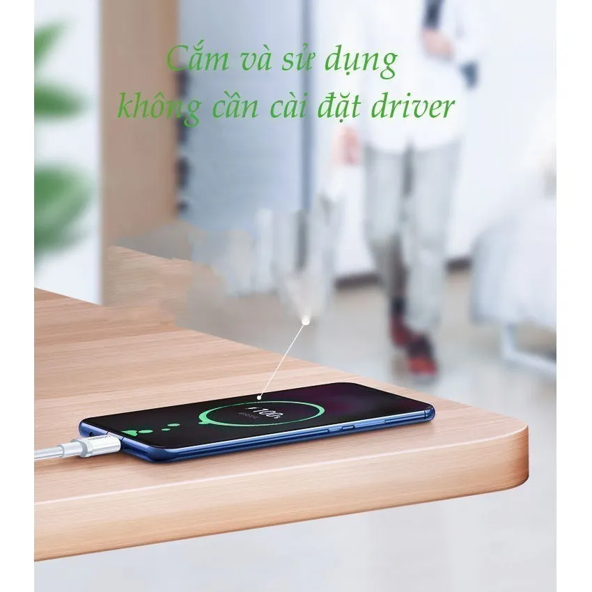 Ảnh Cáp sạc nhanh Type C UGREEN US264 | Sạc nhanh dòng 3A |Vỏ bện nylo|Đầu hợp kim tản nhiệt tốt | Bảo hành 18 tháng 1 đổi1 1