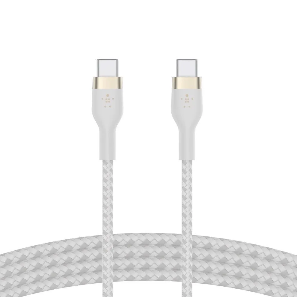 Ảnh Cáp sạc nhanh USB Type C - C BOOST↑CHARGE™ PRO Flex Belkin vỏ silicone bọc dù 60W 1M B7 (tương thích iPhone 15) 3