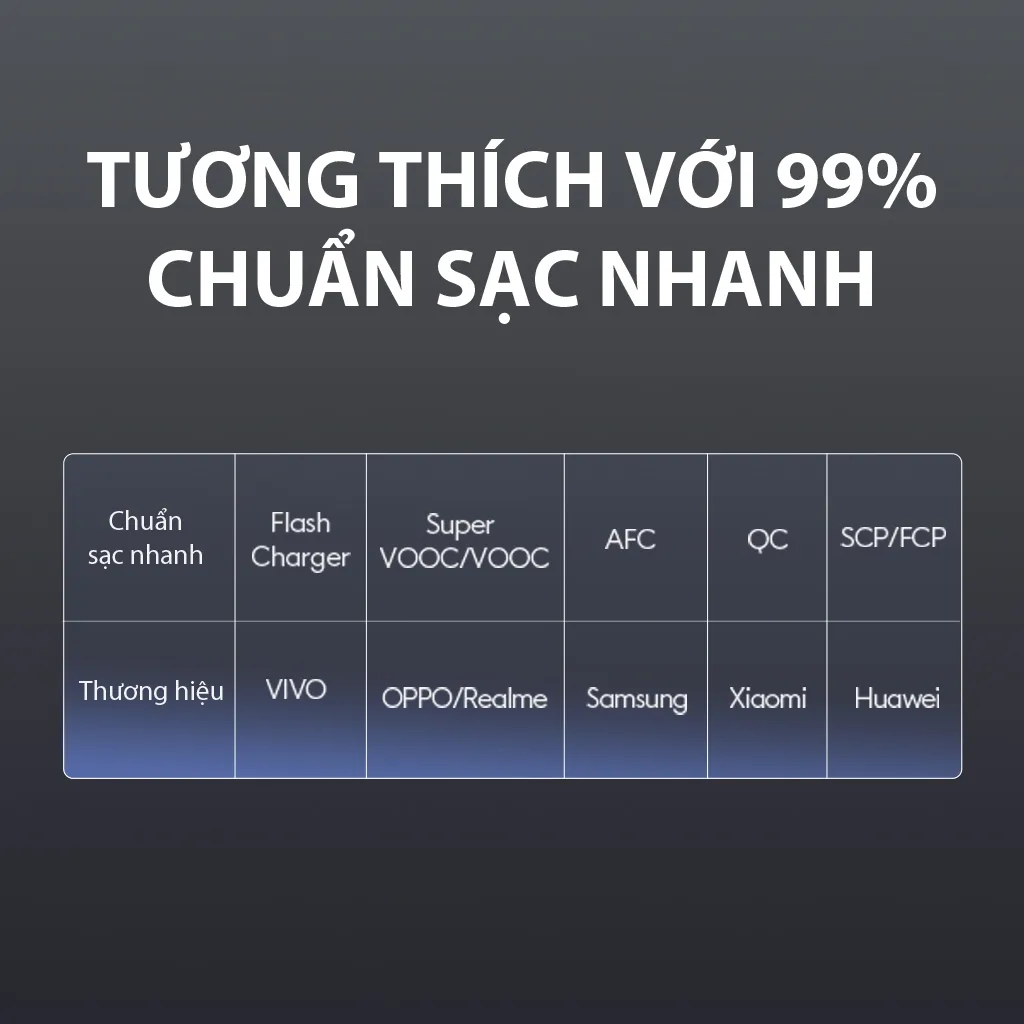 Ảnh Cáp sạc siêu nhanh VIVAN VQC100S ĐEN Type-C, Công Suất 65W - Phiên Bản Nâng Cấp - HÀNG CHÍNH HÃNG 2