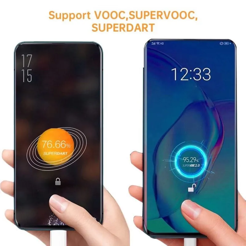 Ảnh Cáp Sạc / Truyền Dữ Liệu type c Dài 1M Cho realme 5a 50w / 5a 2